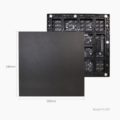 FINE PIXEL PITCH หน้าจอ LED 480*480*75MM
