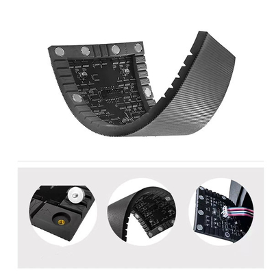 หน้าจอแสดงผล LED แบบยืดหยุ่น P2.5 มม. ปรับรูปร่างได้หลากหลาย