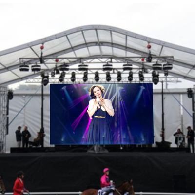 พัดลมหม้อน้ำรีเฟรชสูงหน้าจอโฆษณา LED กลางแจ้งสำหรับสี่เหลี่ยมขนาดใหญ่p8