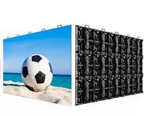 ตู้อลูมิเนียมหล่อ P3.91mm ให้เช่าจอ LED 500x500mm