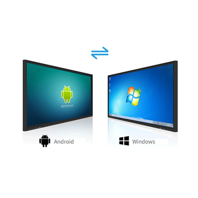 รีโมทคอนโทรล 98&quot; ห้องประชุมจอ LCD จอ LCD ความสว่างสูง