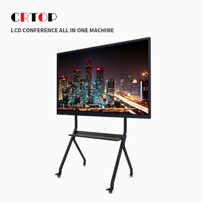 หน้าจอสัมผัส LCD ขนาด 75 นิ้ว 4K HD แผงควบคุมระยะไกลอัจฉริยะ