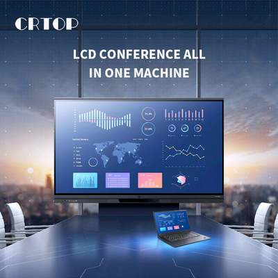 ห้องประชุม 4K HD จอแสดงผล LCD รีโมทคอนโทรล ทั้งหมดในแผงเดียว
