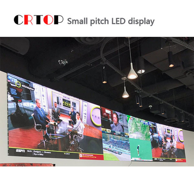ปรับแต่ง P1.5625mm Fine Pitch LED Screen แผงเย็บแบบไม่มีรอยต่อ