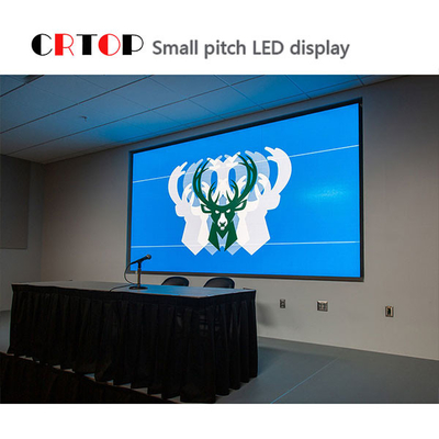 ด้านหน้ารักษาหน้าจอ LED P1.667mm Fine Pitch กล่องอลูมิเนียมหล่อ