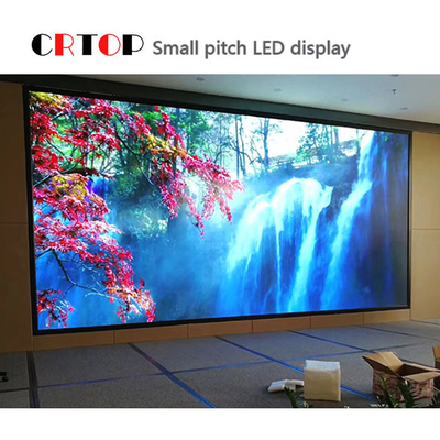 ด้านหน้ารักษาหน้าจอ LED P1.667mm Fine Pitch กล่องอลูมิเนียมหล่อ