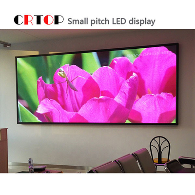 P1.839mm พิกเซลขนาดเล็ก Pitch จอแสดงผล LED ด้านหน้ารักษาผนังวิดีโอ