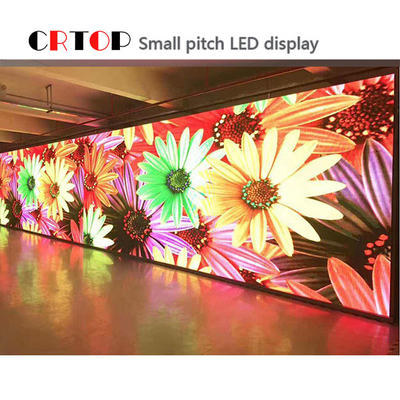P1.839mm พิกเซลขนาดเล็ก Pitch จอแสดงผล LED ด้านหน้ารักษาผนังวิดีโอ