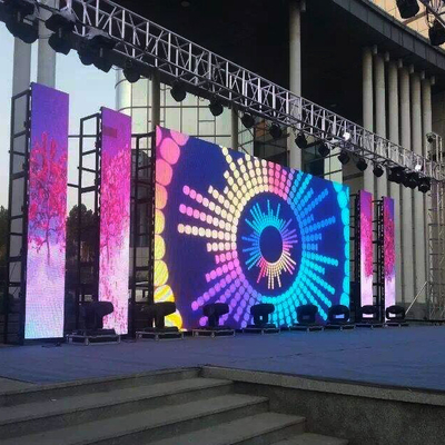 IP20 โมดูลเช่าผนังวิดีโอ LED กลางแจ้งความสว่างสูง 4500cd