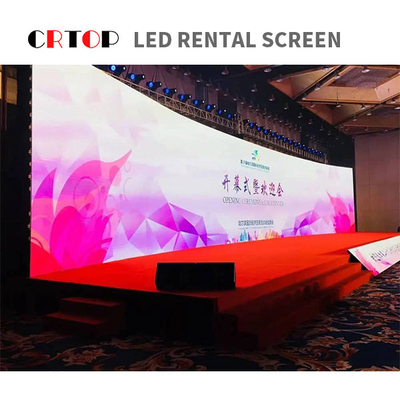 P3.91mm 4500cd เช่าจอ LED กลางแจ้ง ผนังวิดีโอ แสดง