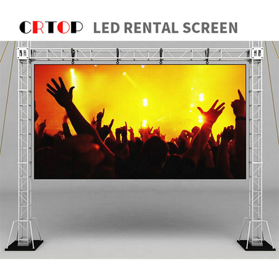 P3.91mm 4500cd เช่าจอ LED กลางแจ้ง ผนังวิดีโอ แสดง