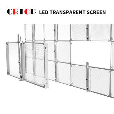 อัตราการรีเฟรช 3840HZ หน้าจอ LED กระจกใสสำหรับห้างสรรพสินค้า