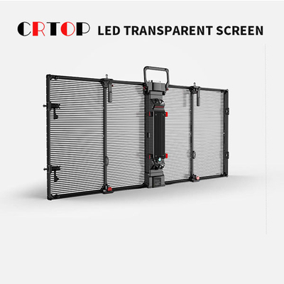 ห้างสรรพสินค้า Outdoor Transparent LED Screen 1000 * 500mm Cabinet
