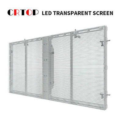 ห้างสรรพสินค้า Outdoor Transparent LED Screen 1000 * 500mm Cabinet