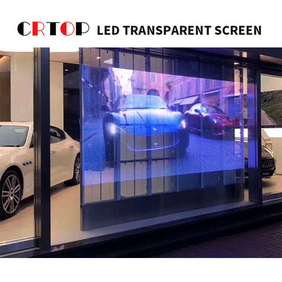 ห้างสรรพสินค้า Outdoor Transparent LED Screen 1000 * 500mm Cabinet