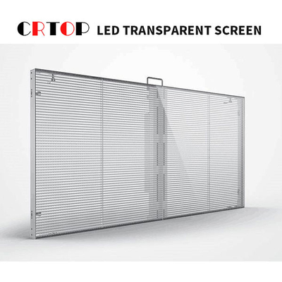 หน้าจอโฆษณา LED โปร่งใส P3.8mm P7.8mm สำหรับ Supermaket