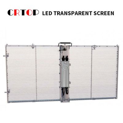 หน้าจอโฆษณา LED โปร่งใส P3.8mm P7.8mm สำหรับ Supermaket