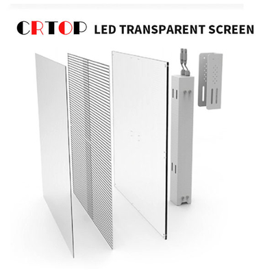 โฆษณาหน้าจอ LED กระจกใสเชิงพาณิชย์
