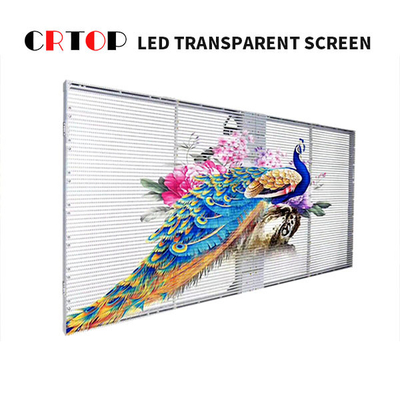 อัตราการรีเฟรช 3840HZ หน้าจอ LED แผงโปร่งใสสำหรับศูนย์การค้า