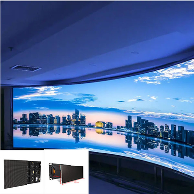 หน้าจอ LED ภายในอาคาร P3mm 576X576mm ขนาดตู้ Die Cast Box