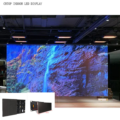 หน้าจอแสดงผล LED ในร่มความละเอียด HD ปรับอุณหภูมิสีได้