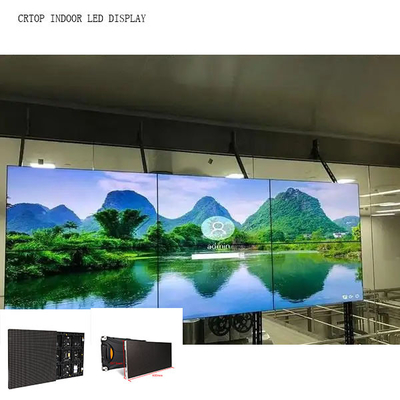 สีเทาสูง 16 บิต LED จอแสดงผลในร่มกล่องอลูมิเนียมหล่อ