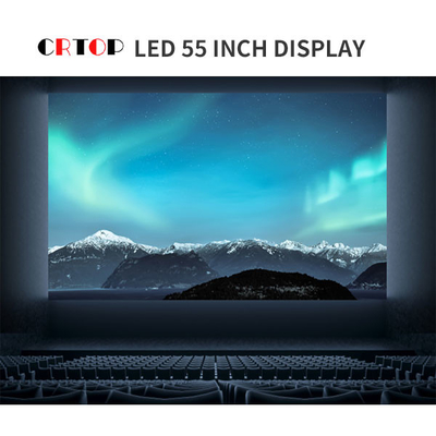 Industrial P1.875mm จอแสดงผล LED ในร่มคงที่ 55 นิ้วกล่องใหญ่