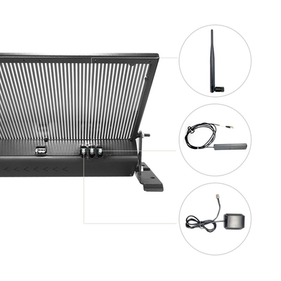 หน้าจอโฆษณา LED สำหรับรถยนต์ขนาด 1R1G1B 2500cd พร้อมความยืดหยุ่นสูง
