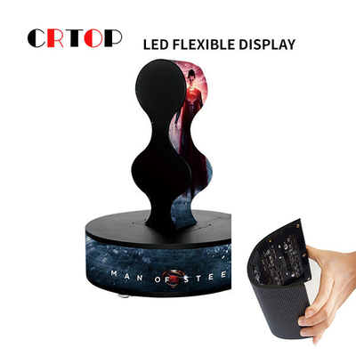 ในร่ม P1.86mm หน้าจอแสดงผล LED แบบยืดหยุ่นโมดูลดูดแม่เหล็ก