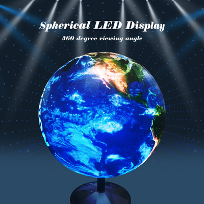 เส้นผ่านศูนย์กลาง 1.5 ม. หน้าจอแสดงผล LED แบบสร้างสรรค์ แม่เหล็ก Attraction