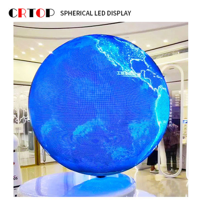 หน้าจอแสดงผล LED สร้างสรรค์ขนาดเส้นผ่านศูนย์กลาง 1 ม. ทรงกลมสีเต็ม
