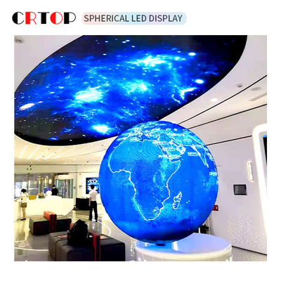 P3mm 800cd Creative LED แสดง Screen เส้นผ่านศูนย์กลาง 1m ทรงกลม