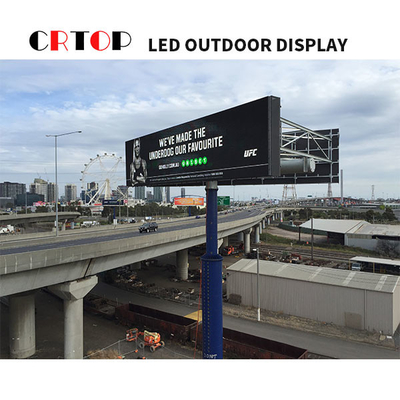 Waterpoorf P3mm โฆษณากลางแจ้ง LED แสดง 16 บิตสีเทา