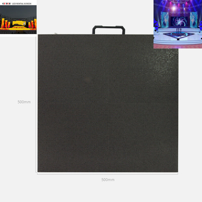 3840Hz P2.97mm หน้าจอ LED ในร่มให้เช่าตู้อลูมิเนียมหล่อ