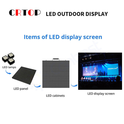 หน้าจอโฆษณา LED กลางแจ้งเชิงพาณิชย์ป้องกันการรั่วซึมสูง