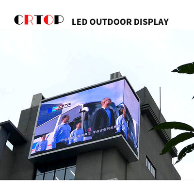 หน้าจอโฆษณา LED กลางแจ้ง P4mm 1R1G1B โครงสร้างพิกเซล แสดง