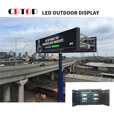 บอร์ดหน้าจอโฆษณา LED กลางแจ้งที่มีความเสถียรสูง 320mm * 160mm Module