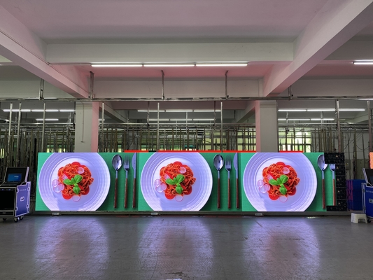 ด้านหน้ารักษา P1.875mm Fine Pitch หน้าจอ LED ตู้อลูมิเนียมหล่อ