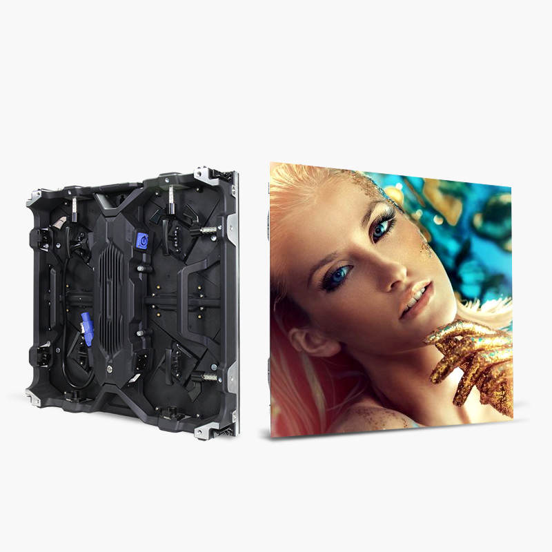 เช่าอุณหภูมิสีแบบปรับได้ LED Video Wall การออกแบบที่สมจริง