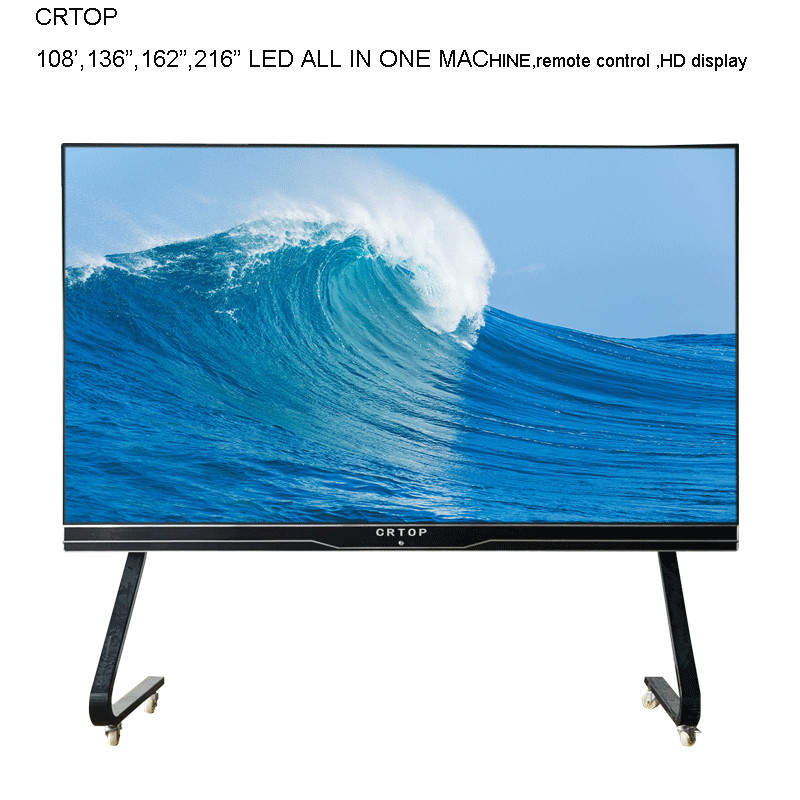162 &quot;All In One P1.25mm แผงห้องประชุม HD 4K Smart LED Screen