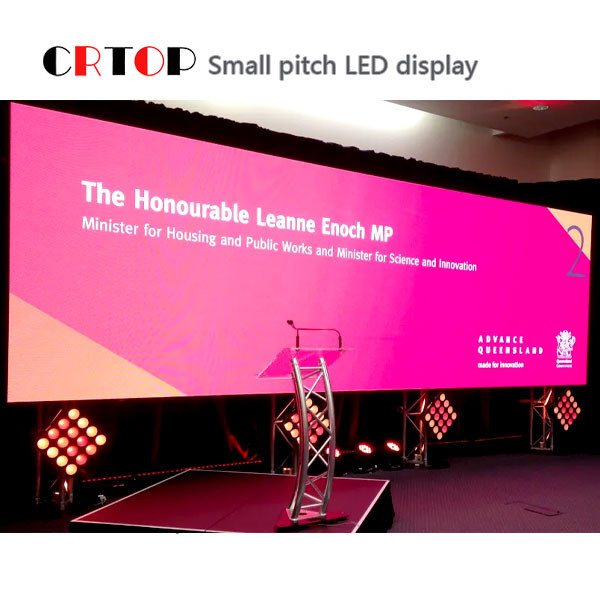 Fine Pitch P2.5mm HD 4k LED Video Wall มุมมองมุมกว้างในร่ม