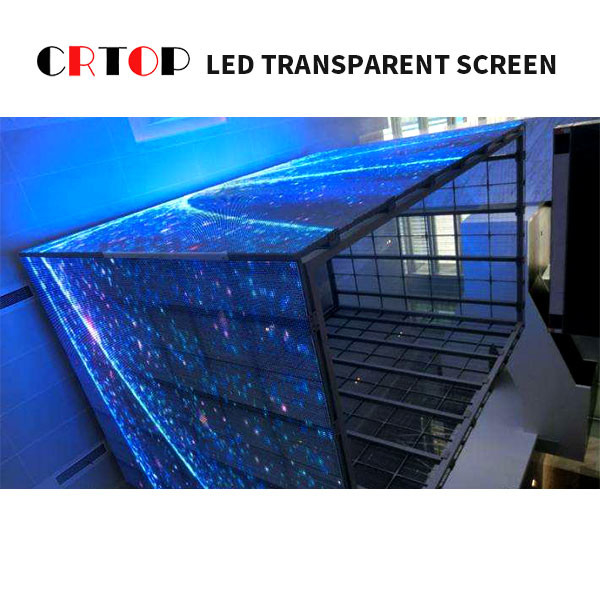 โฆษณาหน้าจอ LED กระจกใสเชิงพาณิชย์